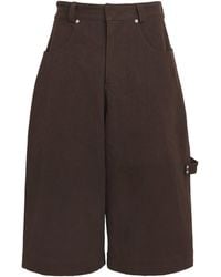 SAGE NATION - Cotton Canvas Painter Shorts - Lyst