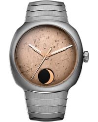 H. Moser & Cie. - Streamliner Perpetual Moon Concept Meteorite Watch - Lyst