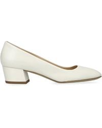 Gabriela Hearst - Leather Agathe Heeled Pumps 50 - Lyst