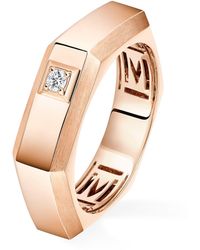 Messika - Moderniste And Diamond Medium Ring - Lyst