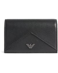 Emporio Armani - Leather Bifold Cardholder - Lyst