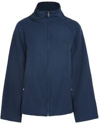 Sandro - Embroidered Logo Funnel-Neck Jacket - Lyst