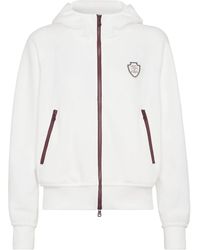 Brunello Cucinelli - Techno Cotton Piqué Zip-Up Hoodie - Lyst