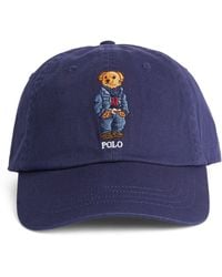 Polo Ralph Lauren - Denim Polo Bear Cap - Lyst