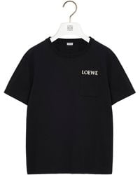 Loewe - Relaxed Fit Pocket T-Shirt - Lyst