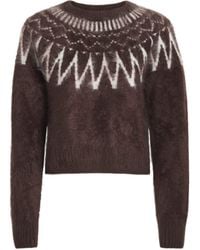 Soft Goat - Brushed Cashmere Fair Isle Sweater - Lyst