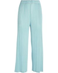 Pleats Please Issey Miyake - Monthly Colors March Wide-leg Trousers - Lyst