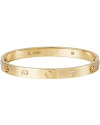 Cartier - Love Classic 4-Diamond Bracelet - Lyst