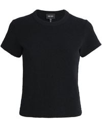 ME+EM - Cotton-Blend Knitted T-Shirt - Lyst