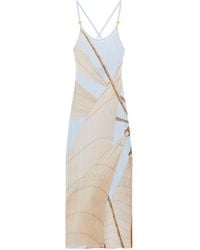 Loewe - X Paula's Ibiza Sail Print Midi Dress - Lyst