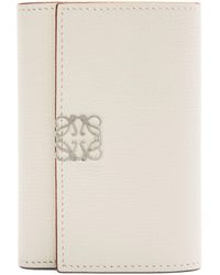 Loewe - Leather Anagram Vertical Wallet - Lyst