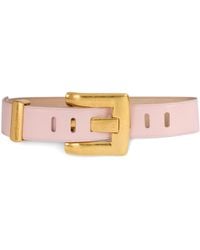 Balmain - Leather Anthem Belt - Lyst