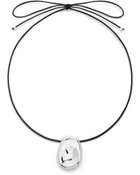 Monica Vinader - Sterling Aria Cord Necklace - Lyst