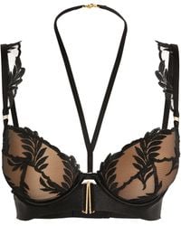 Aubade - Queen Of Shadow Moulded Push-up Bra - Lyst