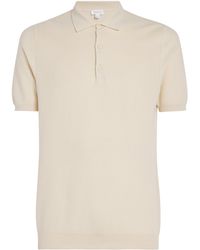 Sunspel - Cotton Fine Texture Polo Shirt - Lyst