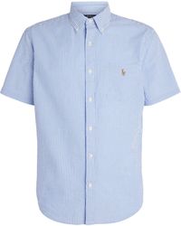 Polo Ralph Lauren - Cotton Seersucker Stripe Short-Sleeve Shirt - Lyst
