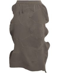 Issey Miyake - Kone Kone Midi Skirt - Lyst