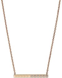 Chopard - And Diamond Ice Cube Necklace - Lyst