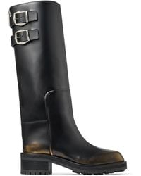 Jimmy Choo - Brooklyn 50 Leather Knee-High Boots - Lyst