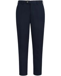 Brunello Cucinelli - Cotton-Virgin Wool Gabardine Trousers - Lyst