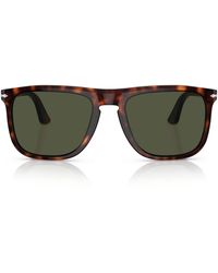 Persol - Square Pilot Sunglasses - Lyst