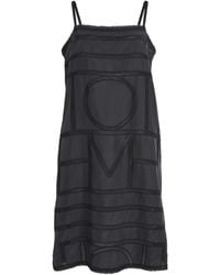 TOTEME - Silk Monogram Midi Dress - Lyst