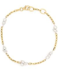Jade Trau - Platinum And Diamond Posey Station Bracelet - Lyst