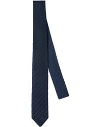 Brunello Cucinelli - Silk Knitted Striped Tie - Lyst