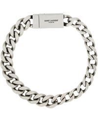 Saint Laurent - Chunky Chain Bracelet - Lyst
