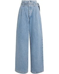 Agolde - X Maria Mcmanus Corset Wide-Leg Jeans - Lyst