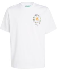 Casablanca - Cotton Graphic T-shirt - Lyst