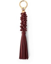 Loewe - Calfskin Braided Knot Charm - Lyst
