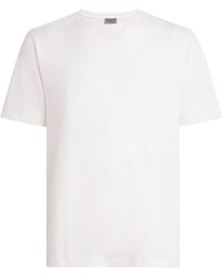 Hanro - Cotton Living V-Neck T-Shirt - Lyst