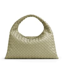 Bottega Veneta - Small Intrecciato Hop Shoulder Bag - Lyst