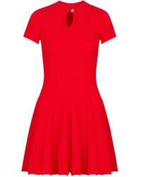 Balmain - Pleated Mini Dress - Lyst