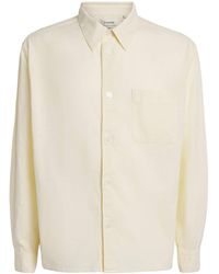 FRAME - Textured Cotton Shirt - Lyst