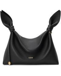 Loewe - Medium Leather Scarf Shoulder Bag - Lyst