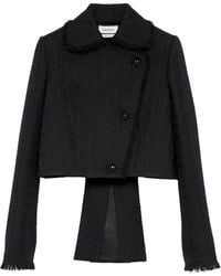 McQueen - Wool-Blend Tweed Jacket - Lyst