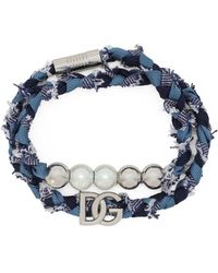 Dolce & Gabbana - "marina" Interwoven Bracelet - Lyst