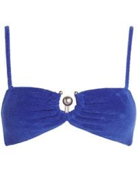 Christopher Esber - Towelling Orbit Bikini Top - Lyst
