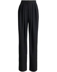 Balmain - Virgin Wool Wide-Leg Trousers - Lyst