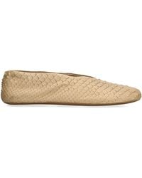 The Row - Stella Leather Ballet Flats - Lyst