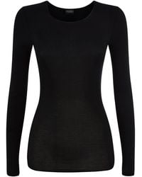 Hanro - Soft Touch Long Sleeve Top - Lyst