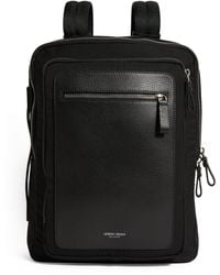 Giorgio Armani - Leather-trim Backpack - Lyst