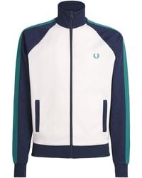 Fred Perry - Contrast-Sleeve Track Jacket - Lyst