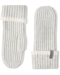 Brunello Cucinelli - Cashmere Monili-Trim Mittens - Lyst