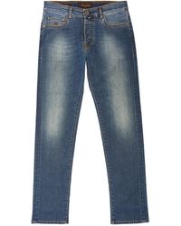 Moorer Straight Jeans - Blue