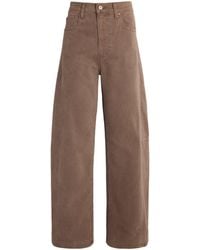 PAIGE - Arellia Skimmer High-Rise Wide-Leg Jeans - Lyst