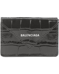 Balenciaga New Papier Leather Coin Purse - Farfetch