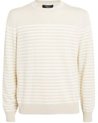 Theory - Merino Wool Striped Sweater - Lyst